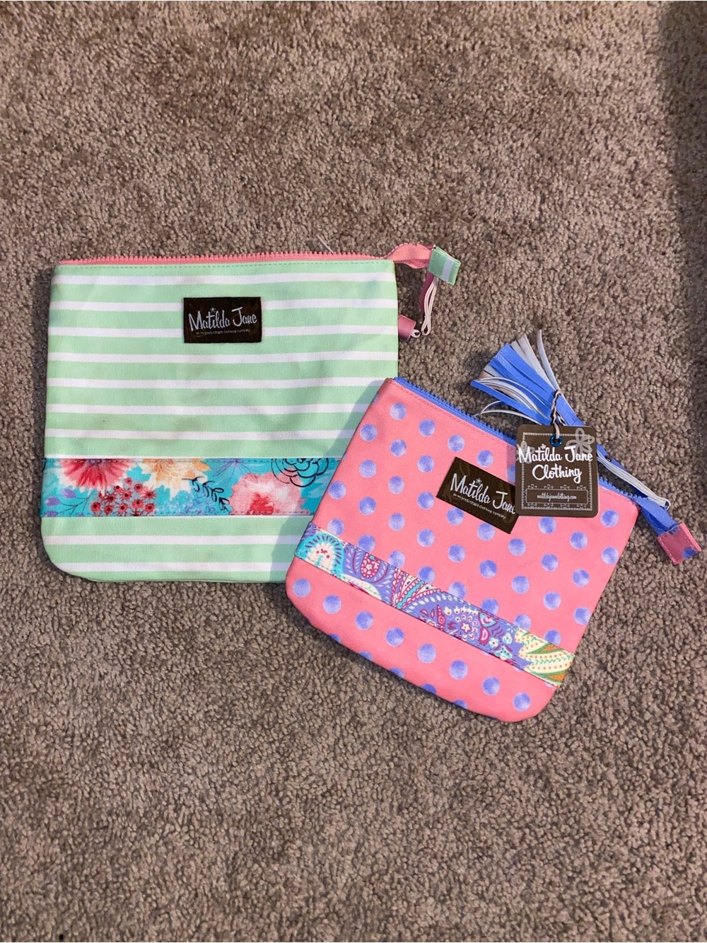 NWT Matilda Jane Travel Cosmetic Makeup Bags